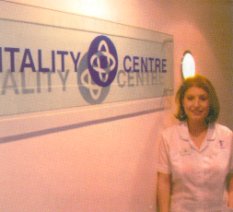 Lisa at the Vitality Centre