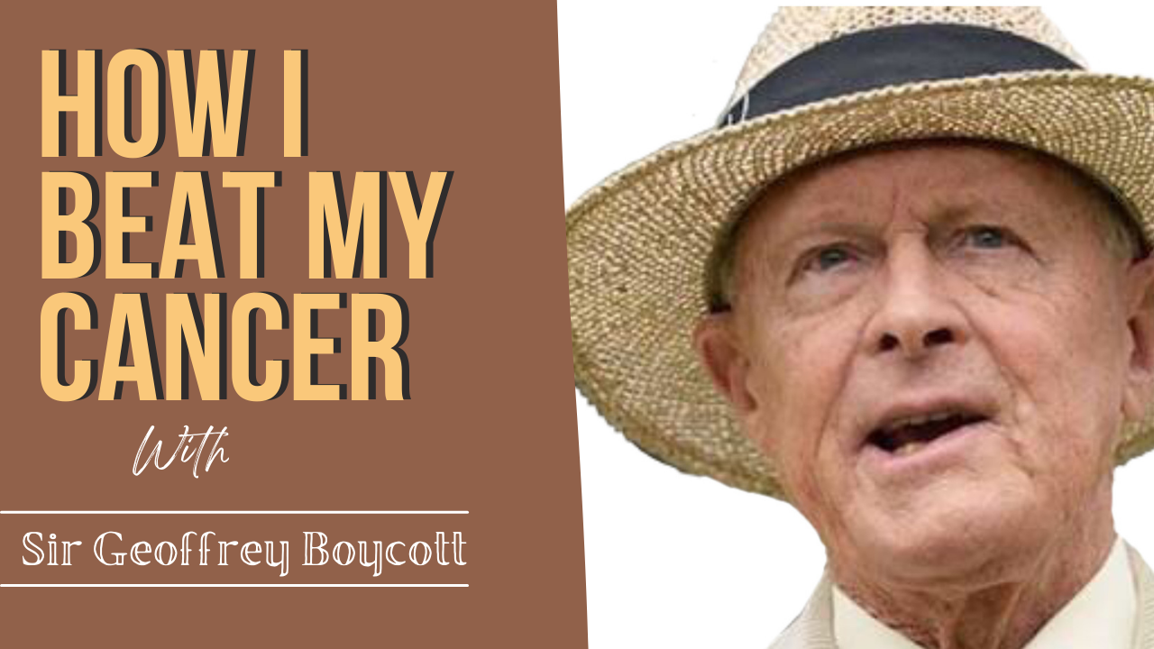 Chris Woollams asks how Sir Geoffrey Boycott beat the odds with his tongue cancer.